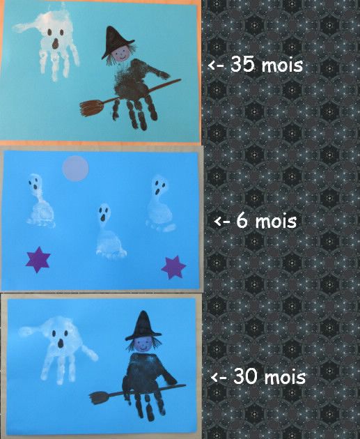 Fantômes et sorcières (main et pied)